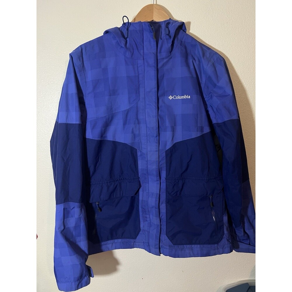 Columbia Interchange Hooded Winter  Waterproof Jacket - purple - Size Medium